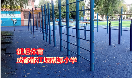 成都蓝色学校塑胶跑道建设施工